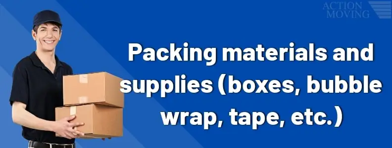 Packing materials banner image